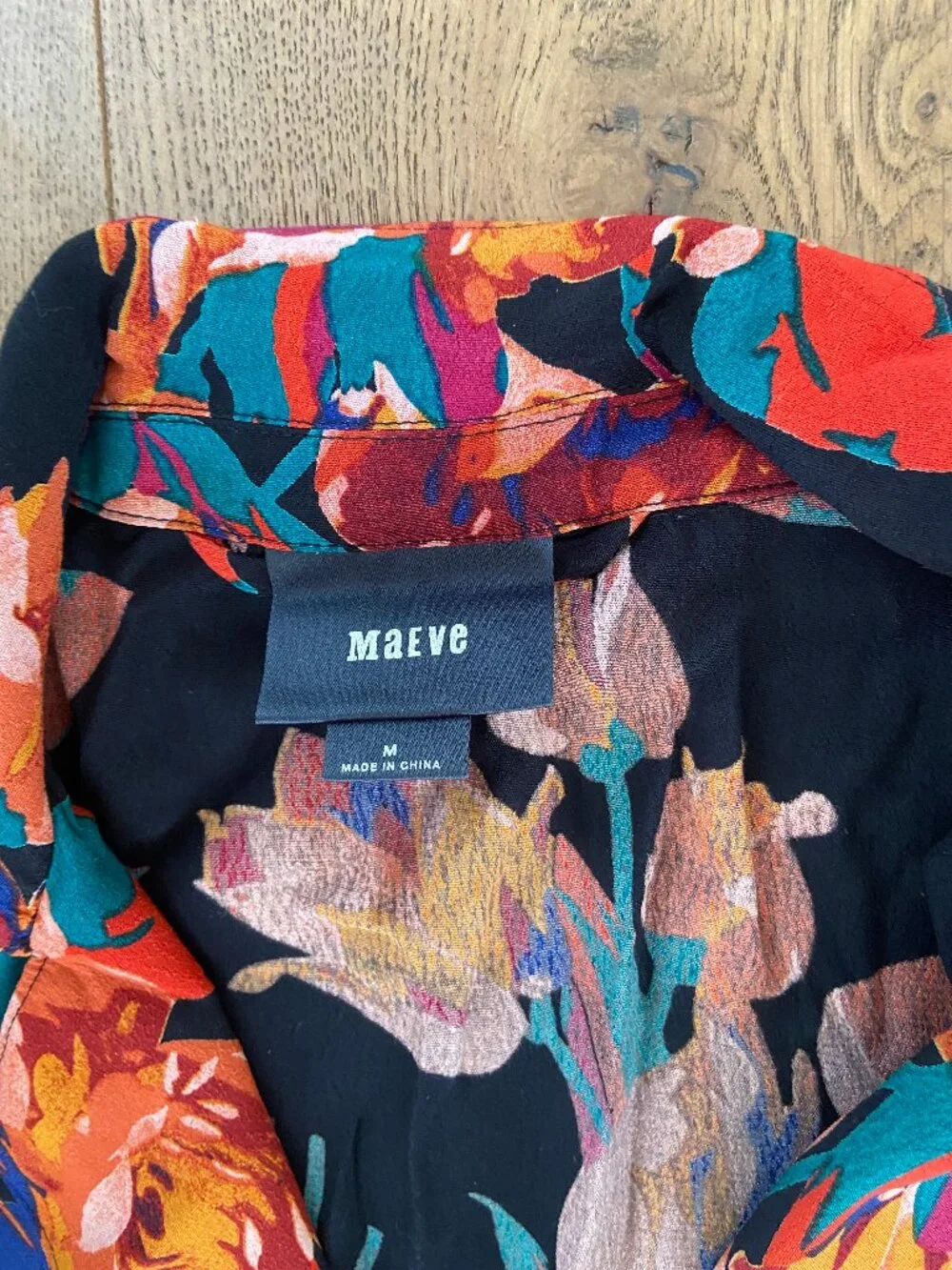 Anthropologie Maeve Floral Buttondown Shirtdress - Picture 8 of 10